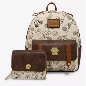 Loungefly Disney Pets Mini Backpack and Wallet